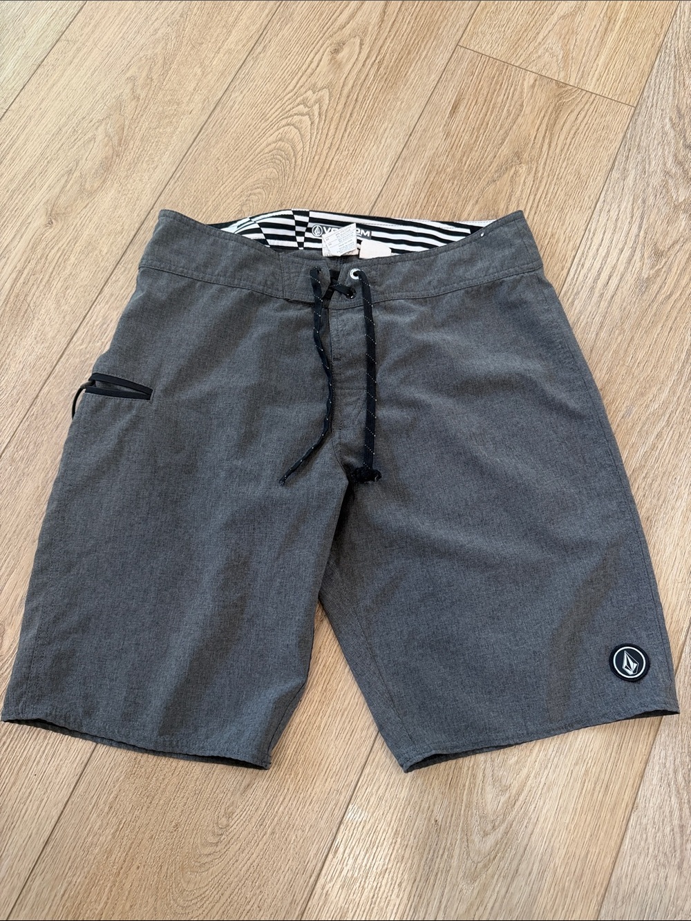 Volcom Dark Gray Men’s Drawstring Boardshorts